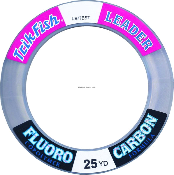 Trik Fish Fluorocarbon Leader Wrist Spool 25yd Clear