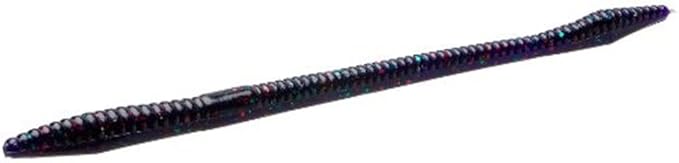 Zoom 006177 Trick Worm , 6 1/2" 20Pk, Junebug Red