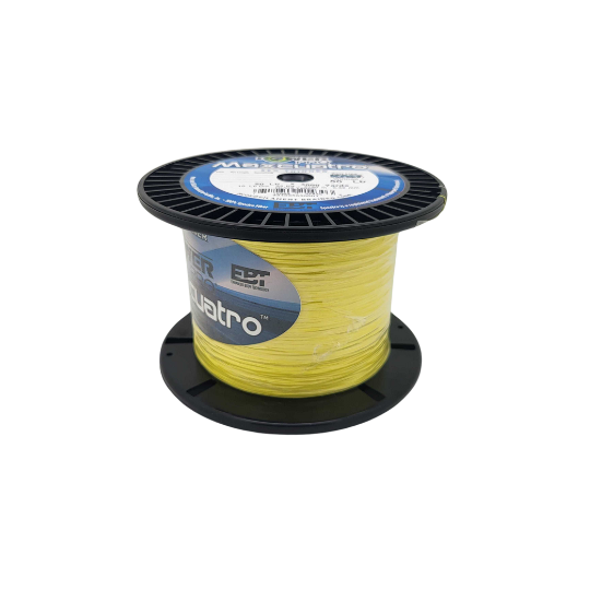Power Pro Maxcuatro Braided Line (Moss Green/Hi Vis Yellow/White)