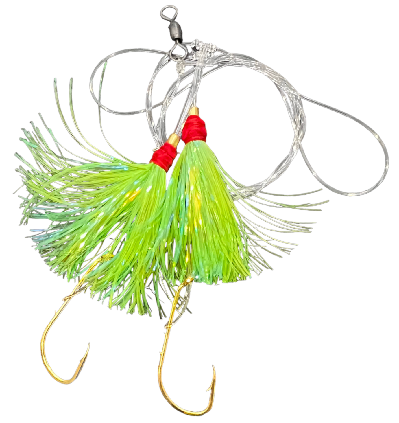 Run Off Lures Mylar Seabass Rig (Assorted Colors)