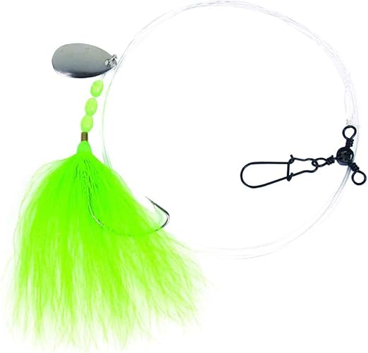 Sea Striker Bucktail Fluke Rig 2/0 Wide Gap Spinner