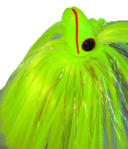 Blue Water Candy Grinning Gus Parachute Lure, 3 oz, Chartreuse
