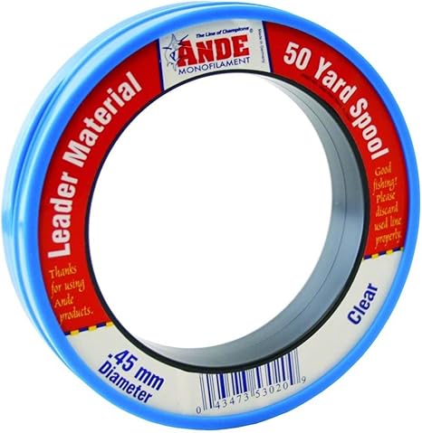 Ande Clear Fluorocarbon Leader 150lb 50yd