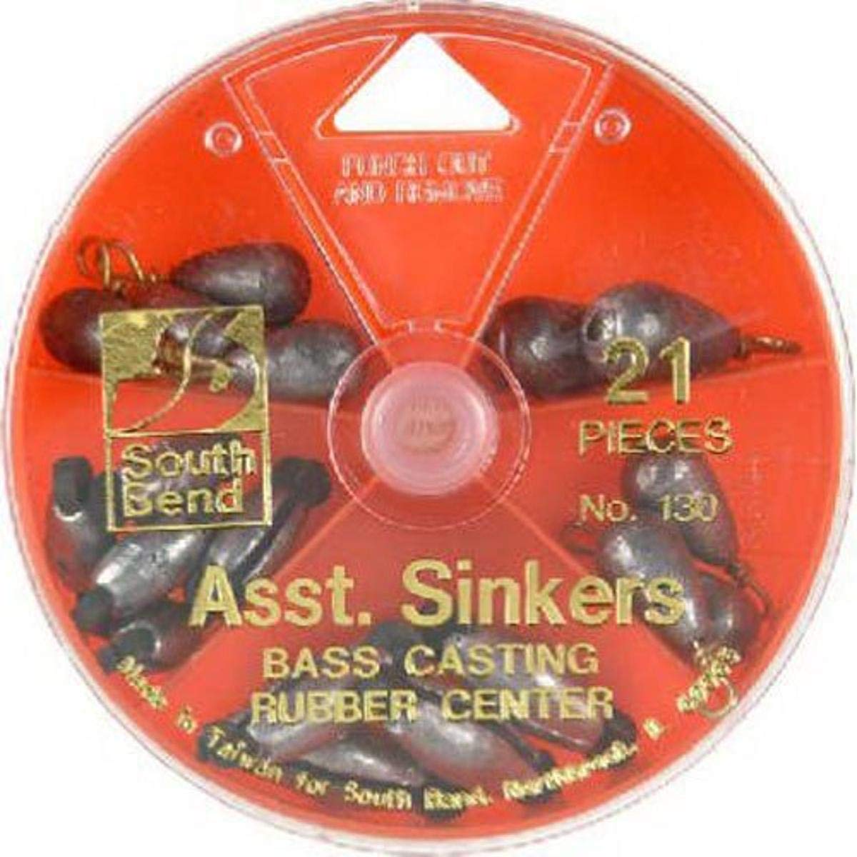 South Bend Egg Sinker & Split Shot Assortment w/Dial Box