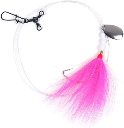 Sea Striker Bucktail Fluke Rig 2/0 Wide Gap Spinner