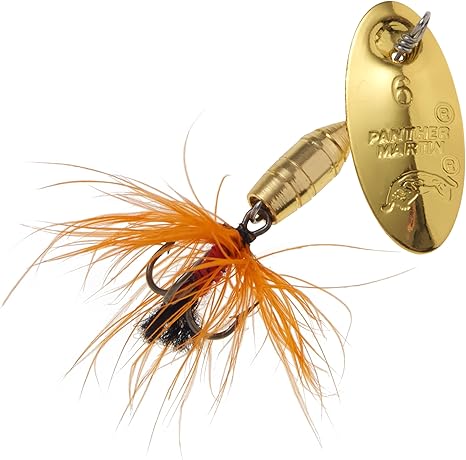 Panther Martin Deluxe Dressed Fly In-Line Spinner, #4