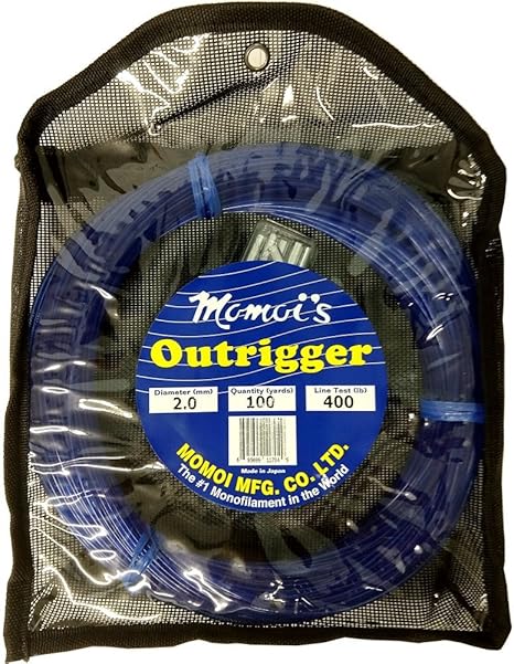 Diamond Outrigger Mono 100yd Coil 400# Test Dark Blue