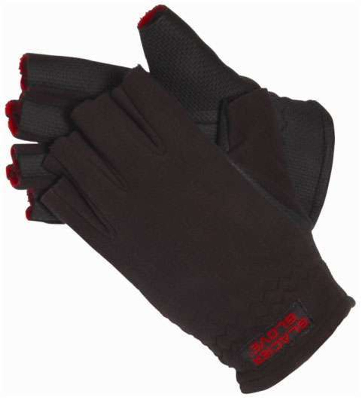 Glacier Alaska River Fingerless Glove Black XL