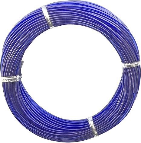 Black Marine Outrigger Line 100' Blu Mono 400Lb Test w/Crimps