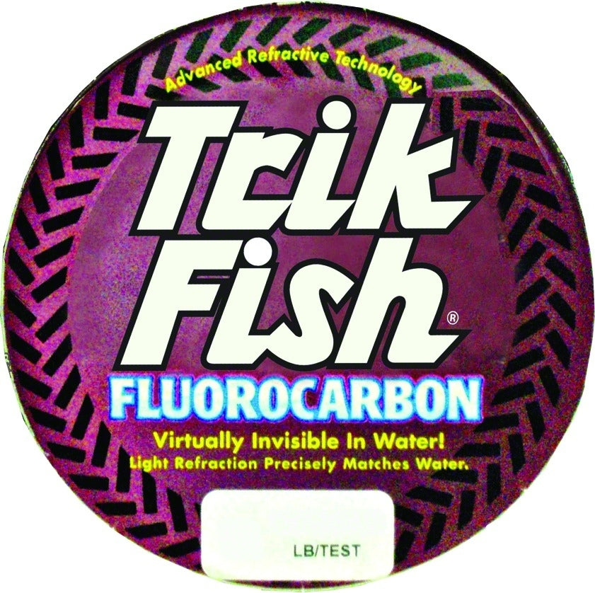 Trik Fish C-FCB10001 Fluorocarbon Line 1lb Spool 100lb 250yd Clear