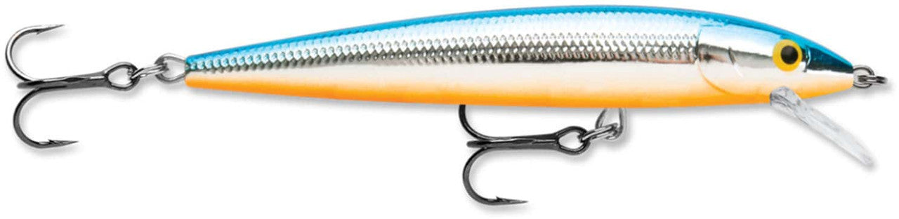Rapala Husky Jerk, 3 1/8" 1/4 oz, Silver Blue, Suspending