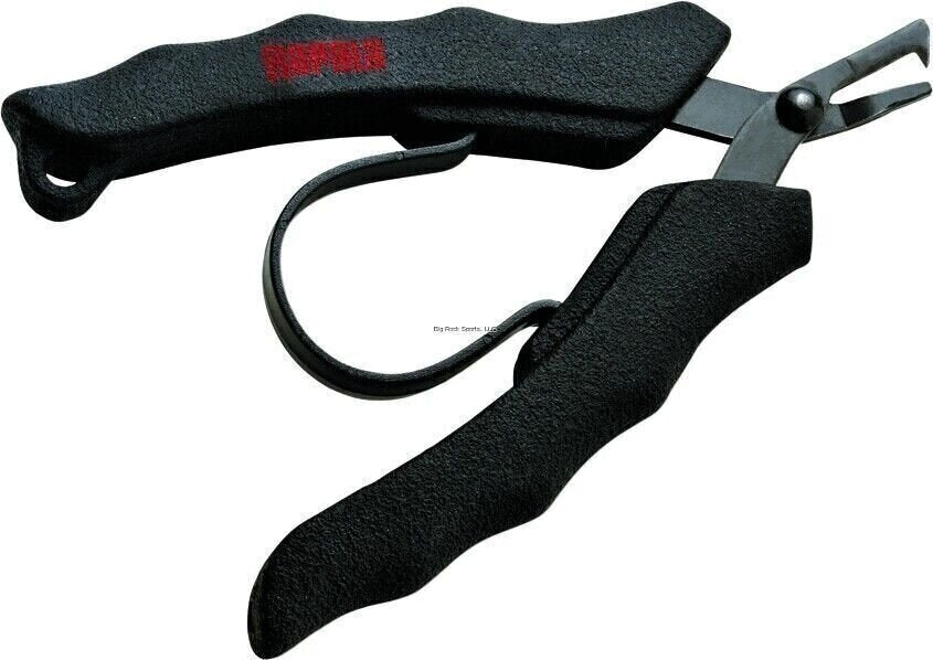 Rapala RMSP Mini Split Ring Pliers Soft Grip Handles, Lanyard, Spring