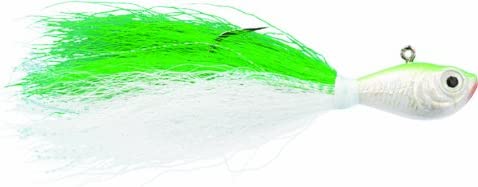 Spro Prime Bucktail Jigs Fluke (1/4oz - 8oz, Chart/Pink/Green/White)