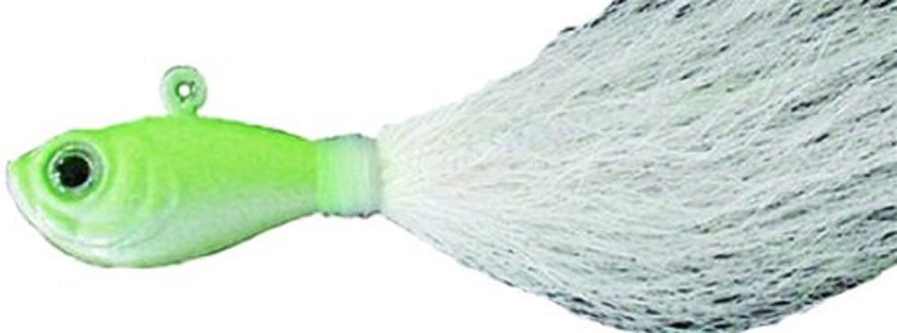 Spro Prime Bucktail Jigs Fluke (1/4oz - 8oz, Chart/Pink/Green/White)