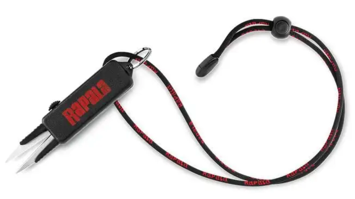 Rapala RSLS EZ Stow Braided Line Scissor, Retractable, Serrated