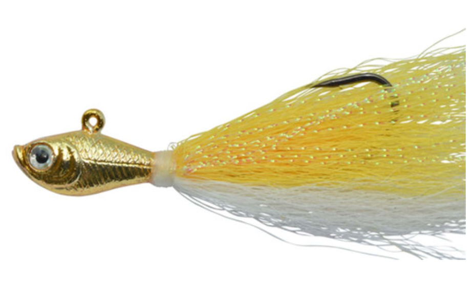 Spro Prime Bucktail Jig Chrome Gold 3/4oz Lure
