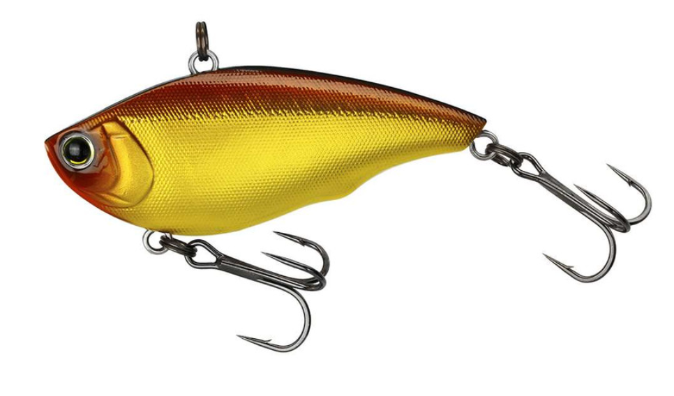 Yo-Zuri Rattl'N Vibe One Knock (S) 65MM 2 1/2",  Brown Gold