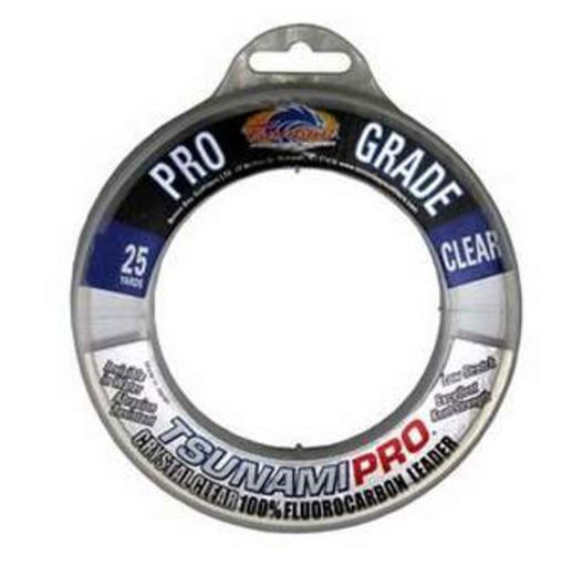 Tsunami Fluorocarbon Leader Clear 60lb 25yd