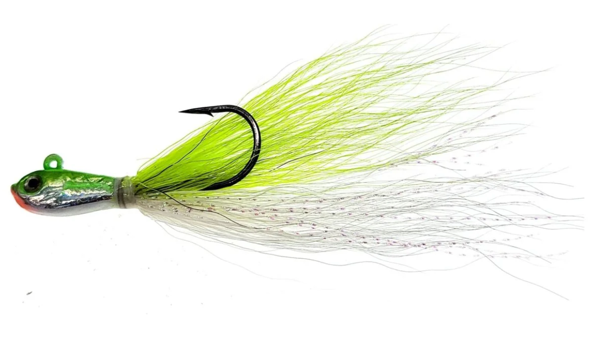 Danielson Bucktail Jig 1/4oz Chartreuse