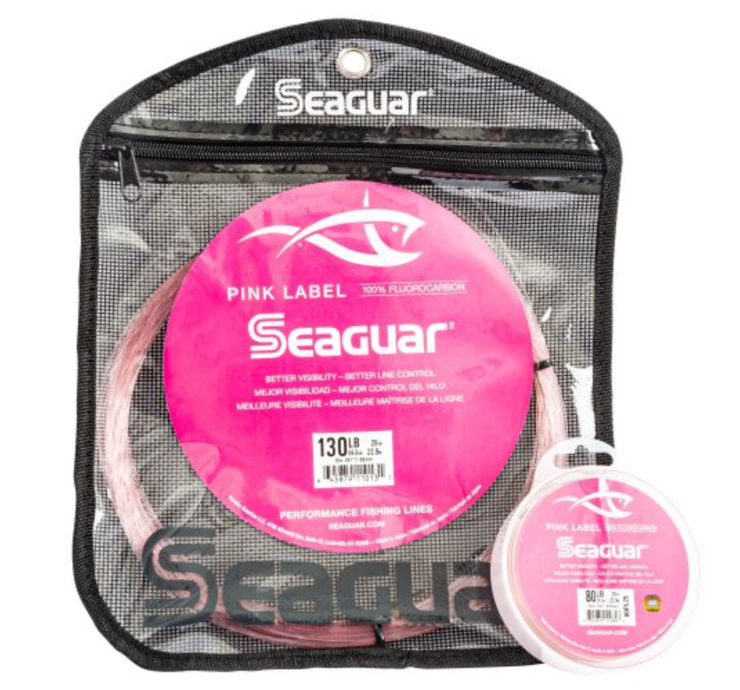 Seaguar Pink Label Fluorocarbon Line 25yd Spools